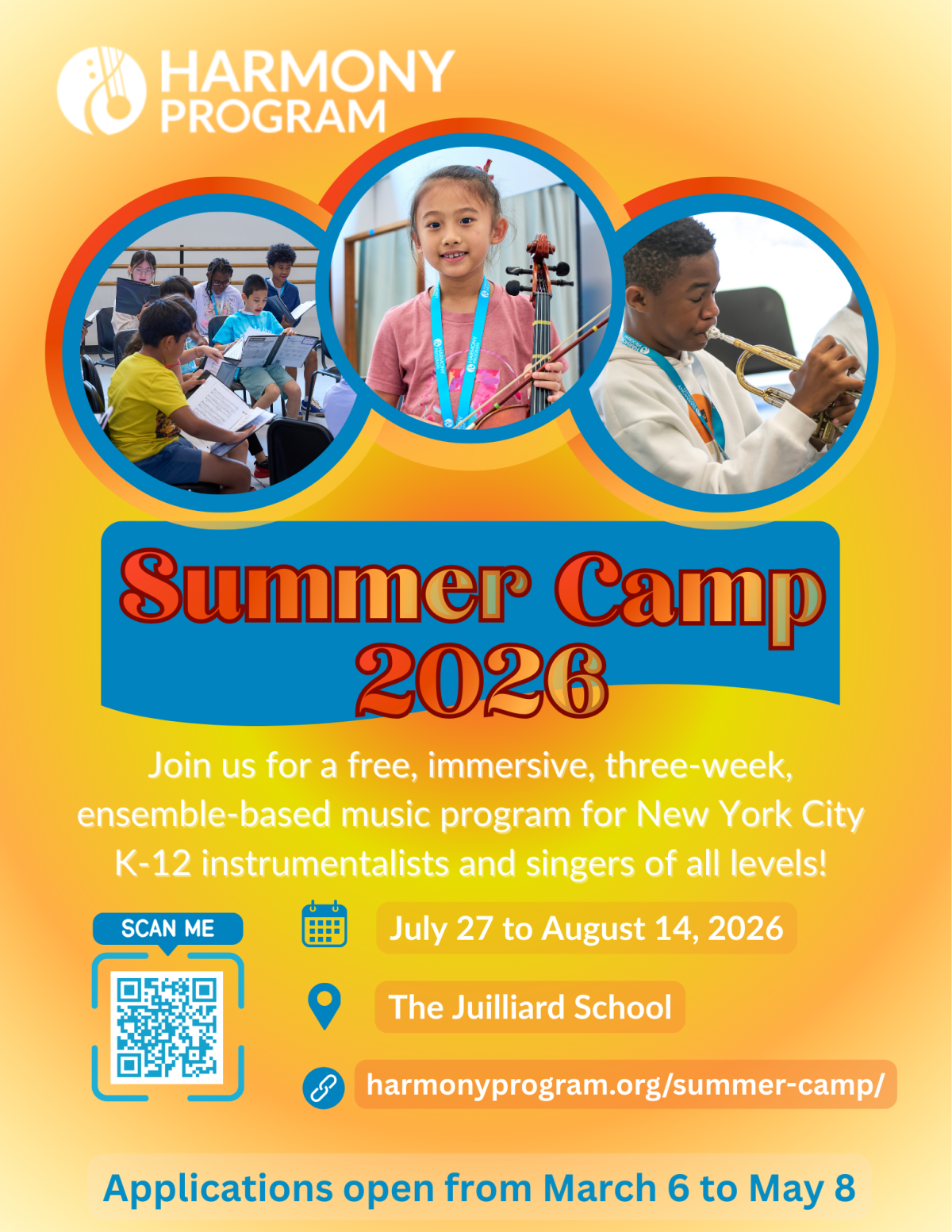 The 2026 Harmony Program Summer Camp - Harmony Program