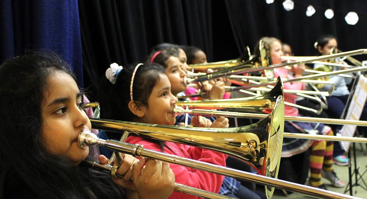 girl trombone